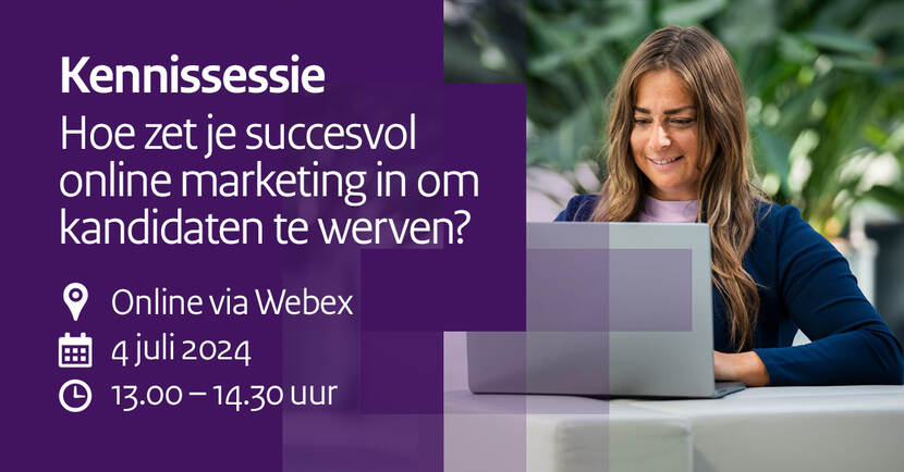 Kennissessie online marketing 4 juli